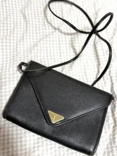 イヴ・サンローラン ヴィンテージ ショルダーバッグ ブラック