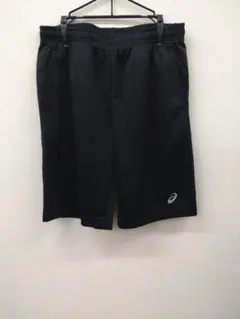 (9)asics ブラック ショートパンツ メンズ