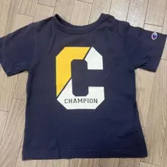 Champion ネイビー Tシャツ Cロゴ 120サイズ