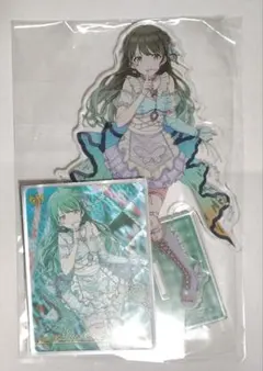 パシャっとチャレンジ カードフォリオ シャニマス 七草にちか にちか アクスタ シャニマス パシャっとチャレンジ アクリルスタンド カードフォリオ