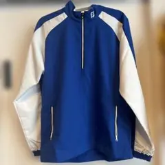 ゴルフウェア FJ フットジョイ 青 ジャケット ジッパー付き Mサイズ