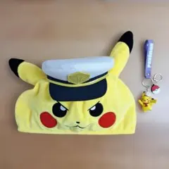 ポケットモンスター ぬいぐるみ帽子～キャプテンピカチュウ～　キャップ　被り物