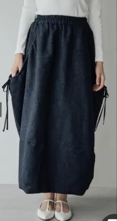 eLLa_selectshop ジャガードコクーンスカートのサムネイル