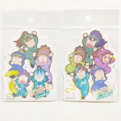 忍たま乱太郎 ステッカー 委員会で応援の段 図書委員会 体育委員会 長次 小平太
