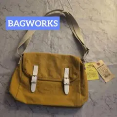 【未使用】中川政七商店　BAGWORKS ポストマン2ミニ マスタードのサムネイル