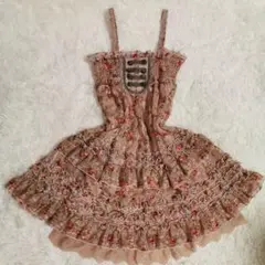 【✨超豪華】✨美しい アクシーズファム ロリータ系 花柄ワンピース Mサイズ