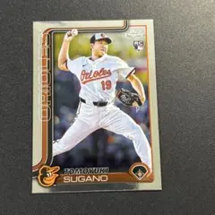 菅野智之 2025 Topps Chrome ルーキーカード MLBカード