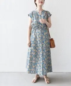 m*u様 新品未使用タグ付きSHIPS アフリカンプリント ノースリーブ 