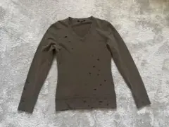 5351プールオム　ロングスリーブTシャツ　美品　ダメージ加工　サイズ2