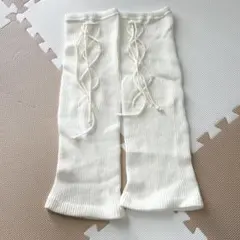 よ*ー様 レッグウォーマー　白　約53cm