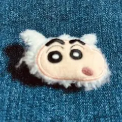 クレヨンしんちゃん 前髪クリップ シロ フェイス