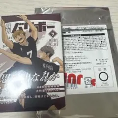 ＊*.様 【稲荷崎高校】スクエア缶バッジセレクション月刊バリボ ーハイキュー!!