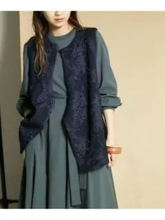 esicaセットアップ リネン混テープ刺繍シャツSETUP - メルカリ