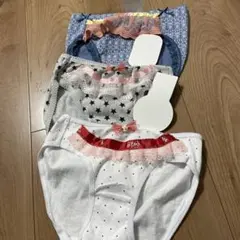 TAO フリルリボン付きショーツ3枚セット