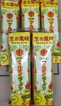 マルタイ　即席棒ラーメン　ノンフライ麺　麺類　あっさり醤油　１６４g　５袋　⑧のサムネイル