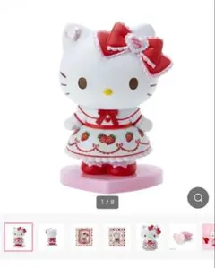 ハローキティ フィギュア いちご ドレス