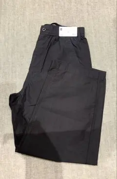 GU ドライバレルレッグイージーパンツ　メンズ　ブラック　M