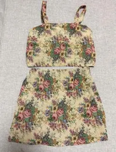 Lamcy 花柄 セットアップ Mサイズ