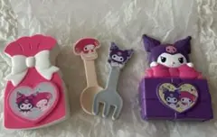 マクドナルド ハッピーセット クロミ しゃぼんだまカップ スプーンフォークセット