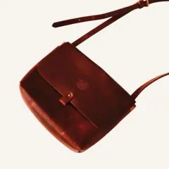 Pala Leather ショルダーバッグ バイカラー ハンドメイド - メルカリ