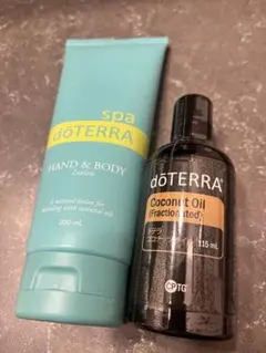 新品未使用】doTERRA ハンド＆ボディローションとココナッツオイル