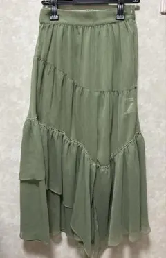 SNIDEL ティアードイジメスカート