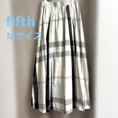 【fifth】フィフス ロングスカート Mサイズ チェック