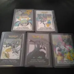 ポケミク　voltage live　ららぽーと　クリアカード　全５種セット