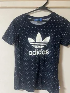 adidas ドット柄 半袖Tシャツ Sサイズ