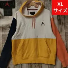 美品 エアジョーダン AIRJordan カラーブロック パーカー XL