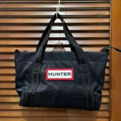 HUNTER ハンター ナイロンミニトップクリップ トートバッグ ブラックのサムネイル