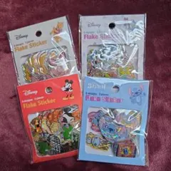 ディズニー　フレークシール　ディズニー　4枚セット