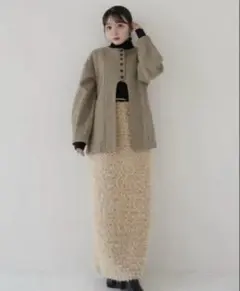 Eaphi SCARF MOTIF KNIT SKIRT - メルカリ