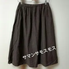 サマンサモスモス　 チェック柄 コットンスカート