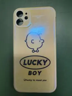 チャーリーブラウン　iPhone11ケース イエロー
