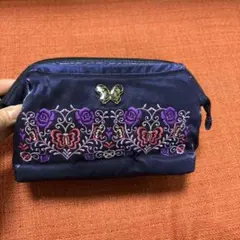 アナスイ　ポーチ　刺繍