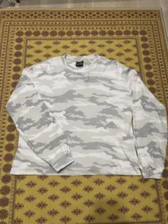 BELVET 迷彩サーマル　ホワイト　即完品 ベルベット ロンＴ ロンティ L
