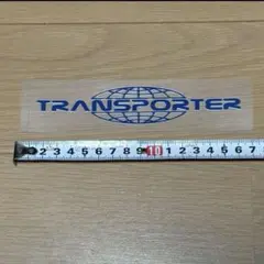 TRANSPORTER ステッカー 青 文字 トランスポーター サーフィン