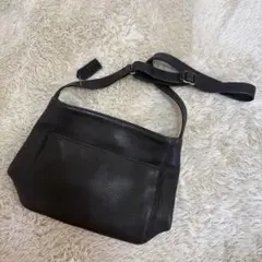 コーチ オールドコーチ 6010 ブラック レザー ショルダーバッグ COACH