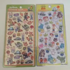 1*★様 ☆ズートピア・トイストーリー☆2点セット☆ボンボンドロップシールなど
