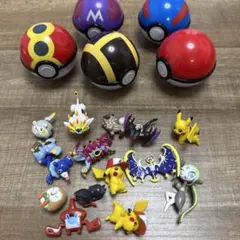 ポケモンフィギュアセット 15体とボール5個
