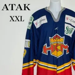 希少 アタックスポーツウェア ホッケージャージ VOLVO スロバキア代表風