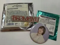 ボムギュ TXT cafe 缶バッジ　 ACT:PROMISE ワッペンバッジ