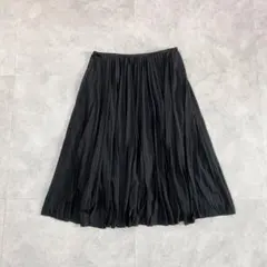 美品 theory ミモレ丈 プリーツスカートレディースMのサムネイル