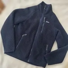 patagonia フリースボアジャケット M ネイビー