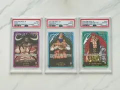 ワンピースカード ミホーク ボニー コミパラ PSA9おまけPSA4枚付き