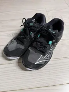 Mizuno バレーボールシューズ ブラック/ターコイズ