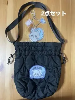 ちいかわ　ももんが　モモンガ　巾着ショルダー　ショルダー　キーホルダー　しまむら