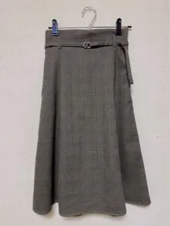 ROPÉ PICNIC ロペピクニック ベルト付き フレアスカート 36