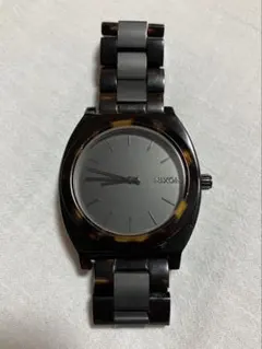 NIXON タイムテラー アセテート ベッコウ柄 時計 男女兼用【送料込】のサムネイル